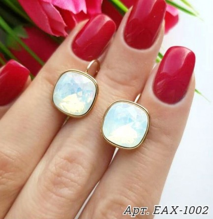 Серьги c кристаллами Swarovski EAX-1002 цена