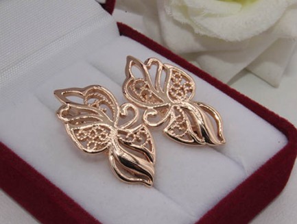 Серьги позолоченные EAF-0309 цена
