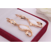 Серьги позолоченные керамические E-679-g-white цена