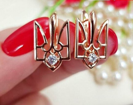 Серьги E-693 цена