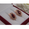 Серьги ажурные позолоченные с фианитами E-1006 цена