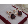 Серьги фианитовые с комбинированным покрытием E-1022 стоимость