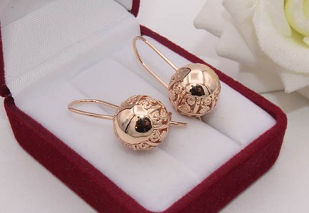 Серьги ажурные E-1032 цена