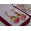 Серьги с цветными фианитами EAF-0684 цена