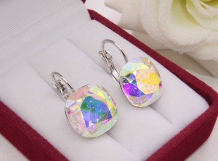 Cерьги с кристаллами Swarovski E-1142 цена