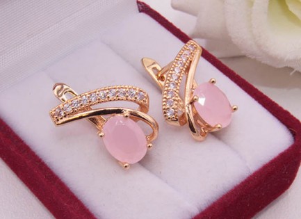 Серьги фианитовые E-1764 бижутерия