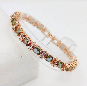Браслет с султанитами BRAS-536-g-sultan