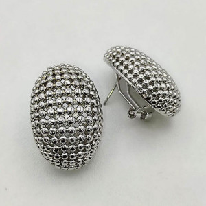 Серьги посеребренные E-3176