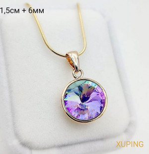 Кулон с цветным кристаллом Swarovski KX-0289-os