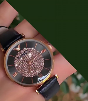 Часы стильные с позолотой Watch-67