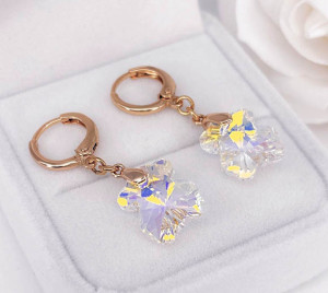 Серьги с кристаллами Swarovski E-6424