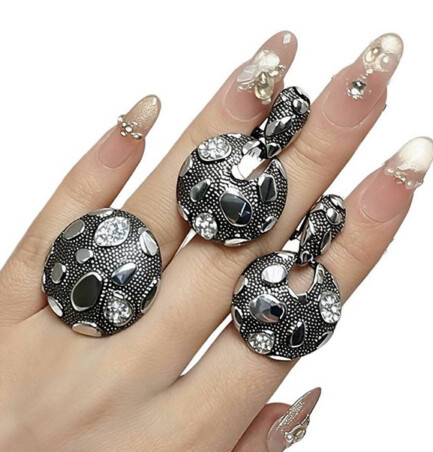 Комплект стильных украшений ER-1160-bs