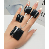 Набор стильных украшений ERP-0085-s-black — изображение 2