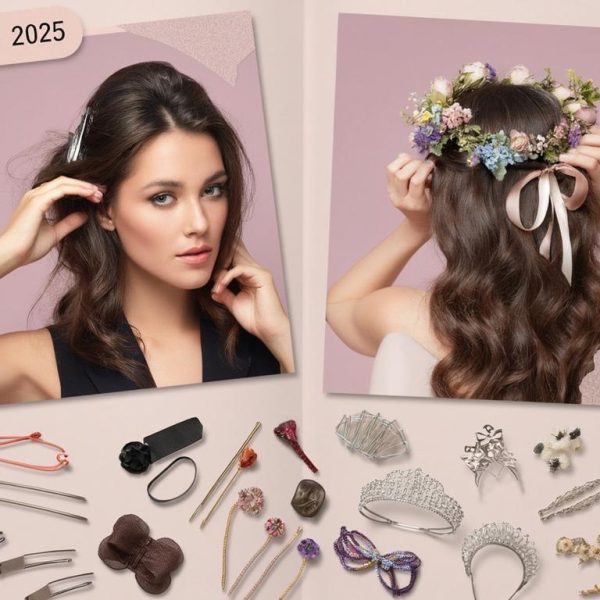 Заколки, обручи, шпильки