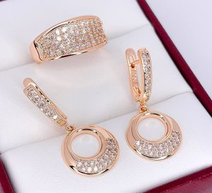 Комплект украшений с фианитами ER-1847