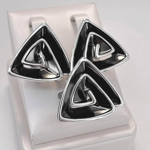 Комплект стильных украшений ER-1857