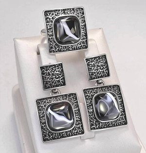 Комплект стильных украшений ER-1858