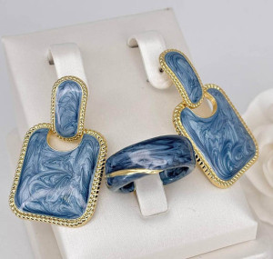 Набор цветной стильной бижутерии ER-1859