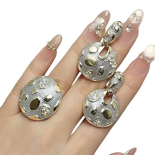 Набор стильных украшений ER-1160-gs