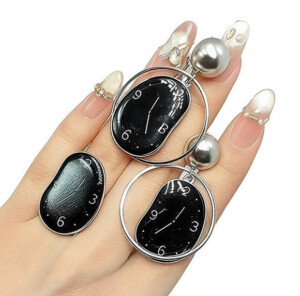 Набор стильной бижутерии  ER-780-s-black