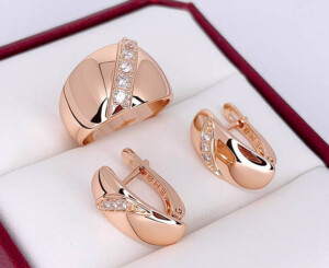 Комплект бижутерии с фианитами ER-1865