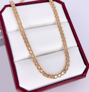 Цепочка с позолотой Ch-0543-45cm-3mm