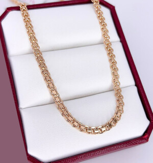 Цепь позолоченная Ch-0545-55cm-4mm