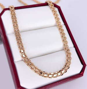 Цепь позолоченная Ch-0546-55cm-5mm