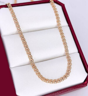 Цепочка с позолотой Ch-0549-60cm-3mm